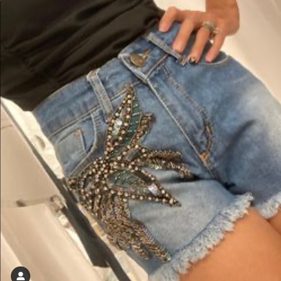 Pants - Gifted Sequined Jean shorts